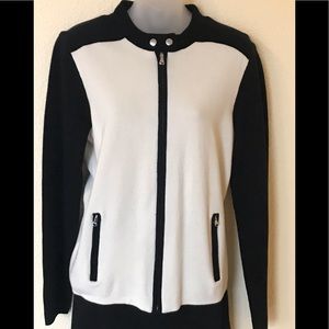 Lauren Ralph Lauren zip front sweater